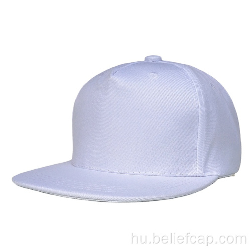 Fel nem strukturált snapback sapkák lapos karimás apa kalap